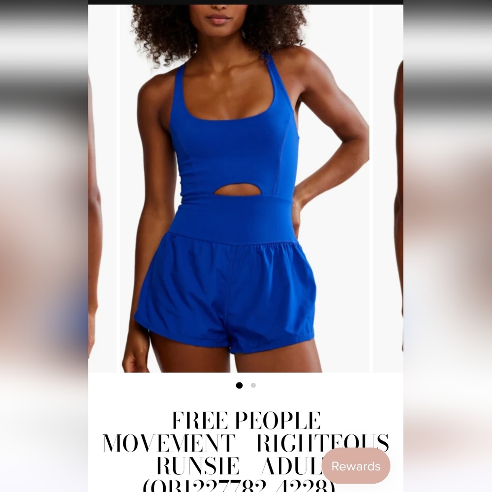 Free People Righteous Runsie Electric Shock Women's Size L